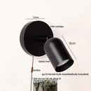 GobekUsa LED Wall Sconce Pull Chain Switch Cream Style Stair Light Fixture