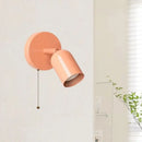 GobekUsa LED Wall Sconce Pull Chain Switch Cream Style Stair Light Fixture