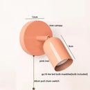 GobekUsa LED Wall Sconce Pull Chain Switch Cream Style Stair Light Fixture