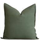 Gávea Solid Color Pillow Cover | Olive Green by Apartment No.3