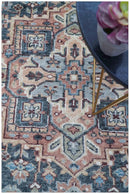 Oliver Traditional Turkish Design Rust And Charcoal Hand Knotted Wool Rug by The Rug Decor