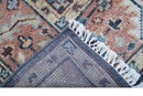 Oliver Traditional Turkish Design Rust And Charcoal Hand Knotted Wool Rug by The Rug Decor
