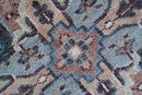 Oliver Traditional Turkish Design Rust And Charcoal Hand Knotted Wool Rug by The Rug Decor