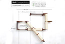 The Crossroads - Cat Wall Scratcher - Tree with Ramp