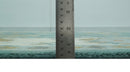 Ollie Custom Made Teal, Ivory and Olive Hand Knotted Oushak Wool Rug