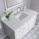 James Martin Brittany 48" Single Bathroom Vanity, Bright White