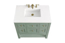 James Martin Breckenridge 36" Single Bathroom Vanity, Smokey Celadon