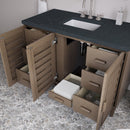 James Martin Portland 48" Single Bathroom Vanity, Whitewashed Walnut