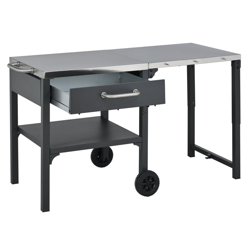 Outdoor Kitchen Cart Foldable Outdoor Prep Station, photo 6 of 18