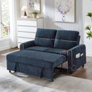 Pull Out Sofa Bed With Adjustable Backrest And USB Charging Ports