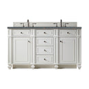 James Martin Bristol 60" Double Bathroom Vanity, Bright White