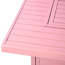 Aluminum 48-in Rectangular Propane Fire Table, Beads, Covers and Lid