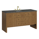 James Martin Hudson 60" Single Bathroom Vanity, Honey Oak