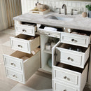 James Martin Bristol 48" Single Bathroom Vanity, Bright White