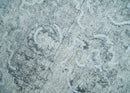 One of a Kind Traditional 8x10 Ivory, Gray and Charcoal Traditionally Hand Loomed Art Silk Area Rug by The Rug Decor