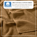 Cotton Textured Bath Towel Set - Acacia Collection by Great Bay Home