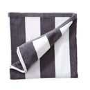 Cotton Velour Cabana Stripe Beach Towel - Novia Collection by Great Bay Home