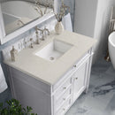 James Martin Brittany 36" Single Bathroom Vanity, Bright White