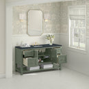 James Martin Breckenridge 60" Single Bathroom Vanity, Smokey Celadon