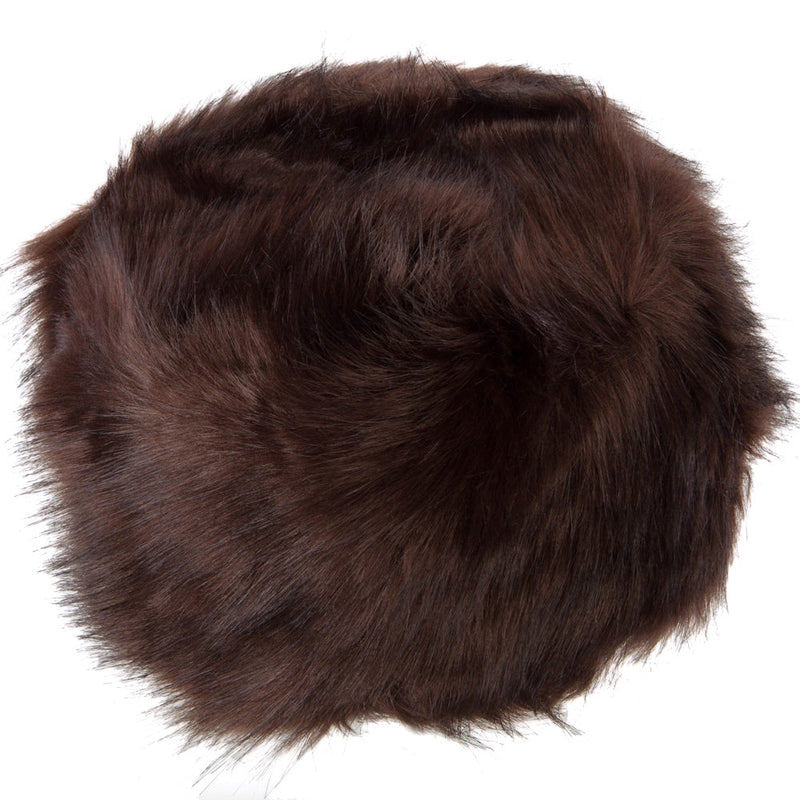 Women's Polyester Fleece Lining Faux Fur Bucket Hat