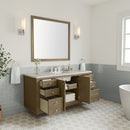 James Martin Chicago 60" Single Bathroom Vanity, Walnut Whisper