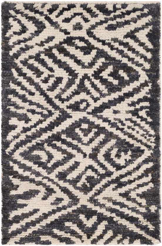 Norwich Global Black/Beige Area Rug