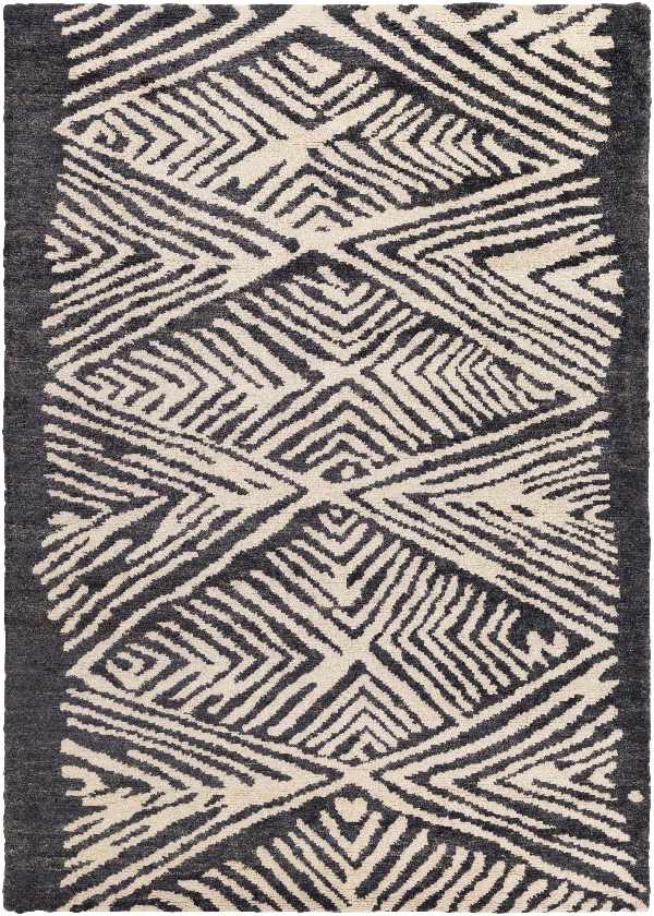 Norwich Global Black/Beige Area Rug