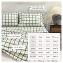 Turkish Cotton Flannel Sheet Set - Plaid & Stripe Collection by Great Bay Home