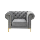 Carolyn Button Tufted Club Chair