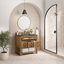 James Martin Malibu 36" Single Bathroom Vanity, Amber Birch