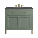 James Martin Chicago 36" Single Bathroom Vanity, Smokey Celadon