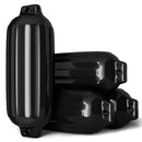 4 Ribbed Marine 8.5" x 27" Boat Fender Vinyl Bumper