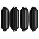 4 Ribbed Marine 8.5" x 27" Boat Fender Vinyl Bumper by LJGDeals