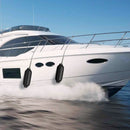 4 Ribbed Marine 8.5" x 27" Boat Fender Vinyl Bumper by LJGDeals