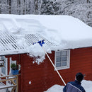 21 Feet Adjustable Aluminium Snow Roof Rake with Wheels and Oxford Slide by LJGDeals
