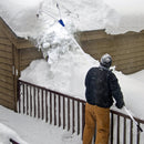 21 Feet Adjustable Aluminium Snow Roof Rake with Wheels and Oxford Slide by LJGDeals