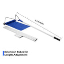 21 Feet Adjustable Aluminium Snow Roof Rake with Wheels and Oxford Slide by LJGDeals