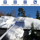 21 Feet Adjustable Aluminium Snow Roof Rake with Wheels and Oxford Slide by LJGDeals