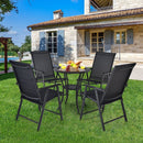 4-Pack Patio Folding Chairs Portable for Outdoor Camping by LJGDeals