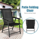 4-Pack Patio Folding Chairs Portable for Outdoor Camping by LJGDeals