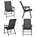 4-Pack Patio Folding Chairs Portable for Outdoor Camping by LJGDeals