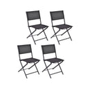 Set of 4 Outdoor Patio Foldable Chairs by LJGDeals