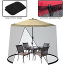 9 -10 Feet Outdoor Umbrella Table Screen Mosquito Bug Insect Net by LJGDeals