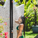 7.2 FT Solar Heated Hot/Cold Shower Spa w/ Base-5.5 Gallon by DirectDeals