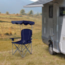 Portable Folding Beach Canopy Chair with Cup Holders by LJGDeals
