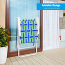 6 Pieces Folding Beach Chair Camping Lawn Webbing Chair by LJGDeals