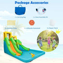 Kids Inflatable Water Park Bounce House with 480W Blower by LJGDeals