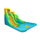 Inflatable Water Park Bounce House with Climbing Wall without Blower by LJGDeals