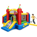Inflatable Bounce House Kids Slide Jumping Castle without Blower by LJGDeals