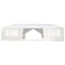 10 x 30 Feet Outdoor Canopy Tent with 6 Removable Sidewalls and 2 Doorways-White by LJGDeals